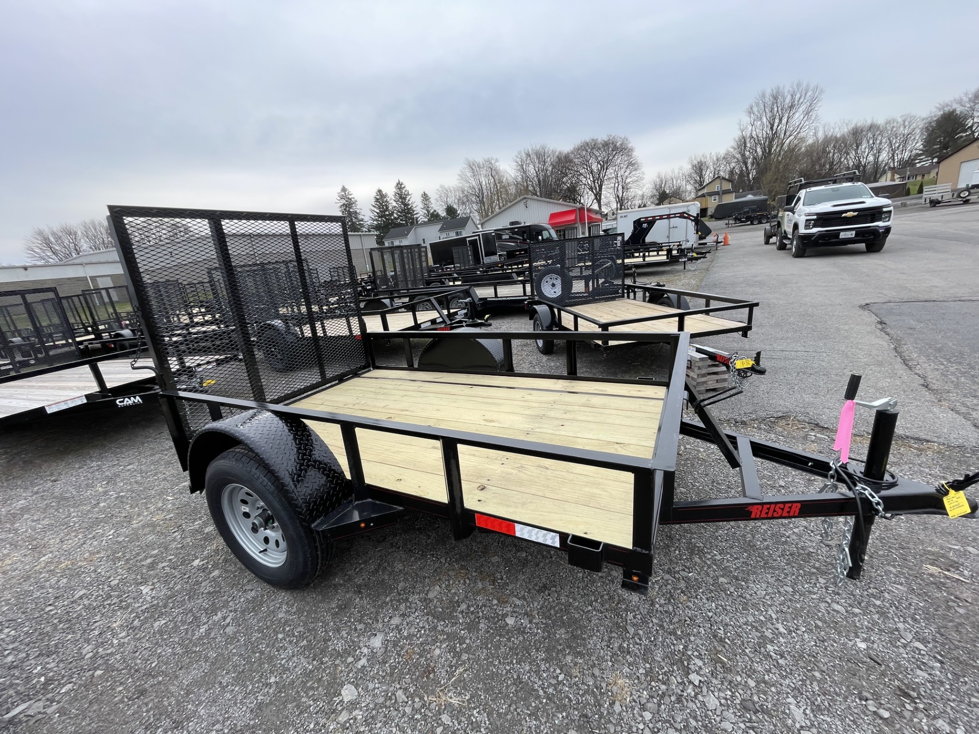 2027 Reiser Trailers L Single Axle 5 X 8 Landscape Trailer 2990 GVWR Trailer