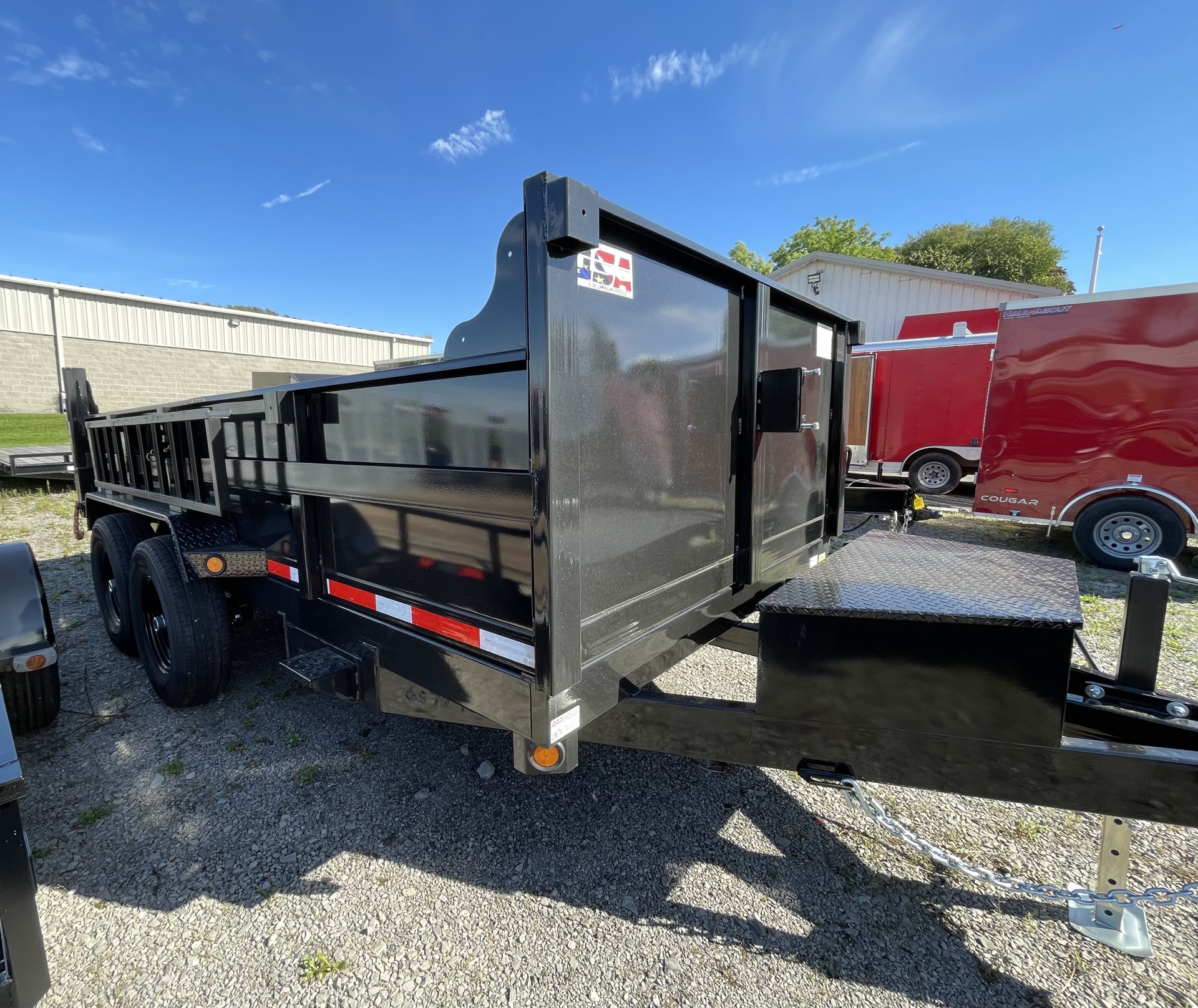 2027 Quality Steel and Aluminum Products 7 X 14 DUMP W/TARP ROLLER / 83 WIDE DUMP TRAILERS Trailer