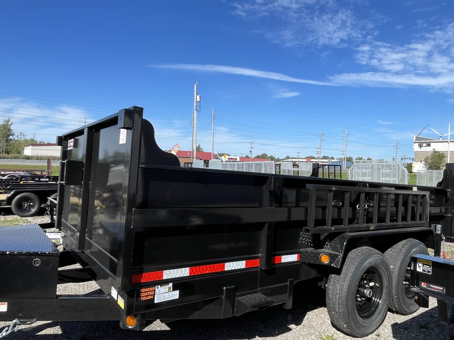 2027 Quality Steel and Aluminum Products 7 X 14 DUMP W/TARP ROLLER / 83 WIDE DUMP TRAILERS Trailer
