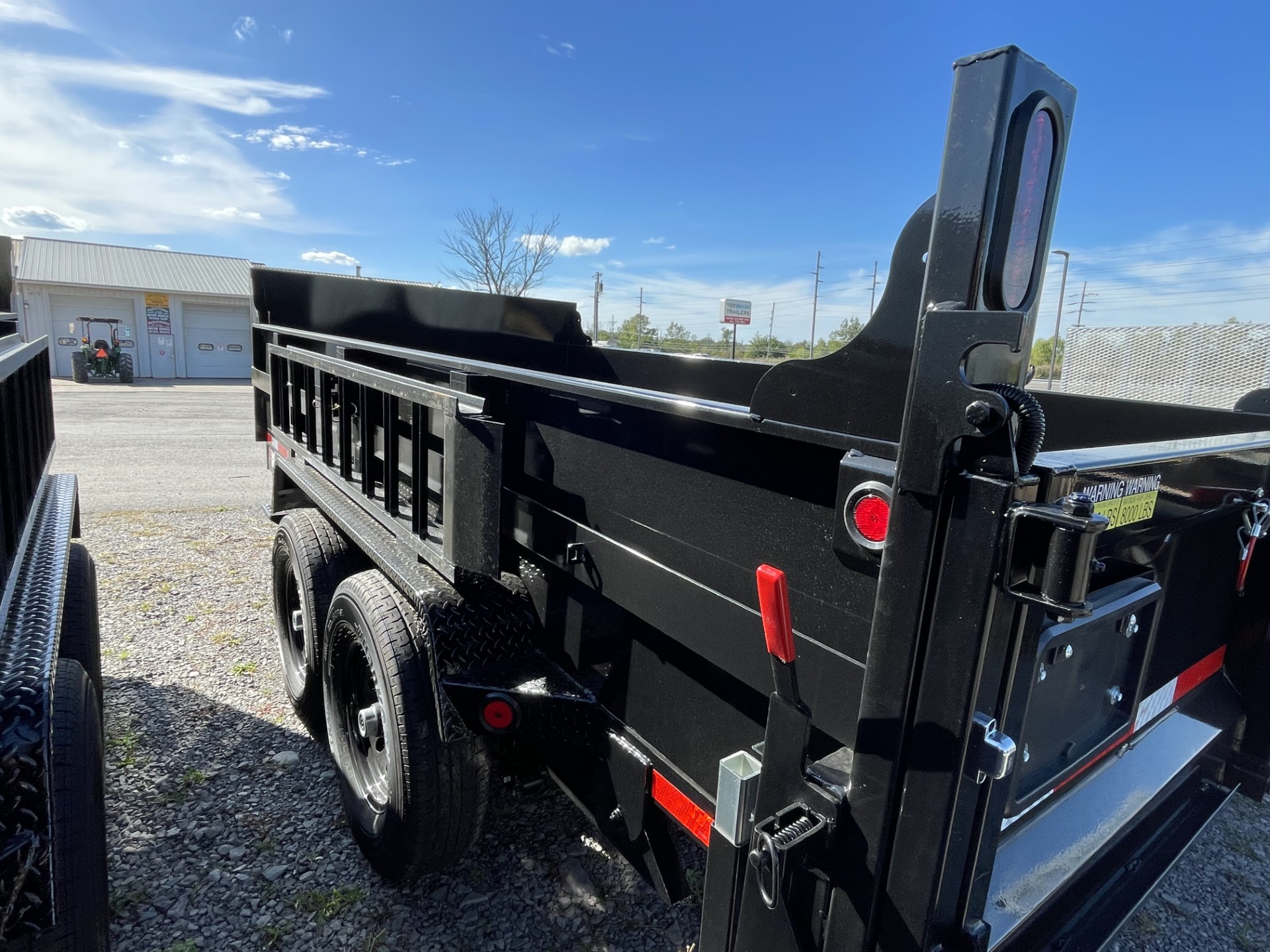 2027 Quality Steel and Aluminum Products 7X14 DUMP TRAILER W/TARP ROLLER / 83 WIDE DUMP TRAILERS Trailer